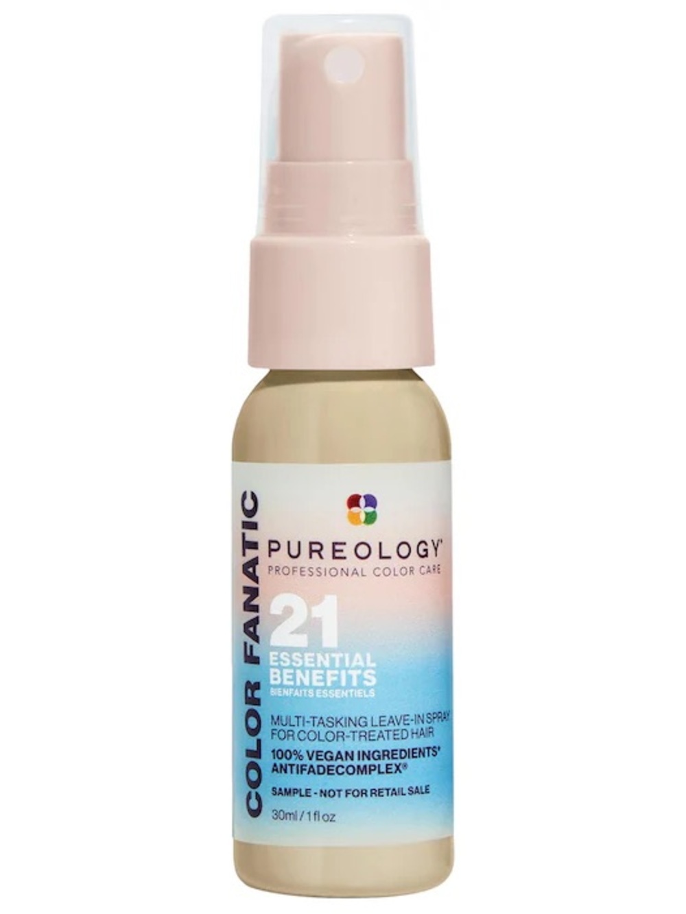 Pureology Color Fanatic 21 Benefits Leave in Spray- Travel Size x2